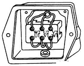 三相异步电动机接线盒