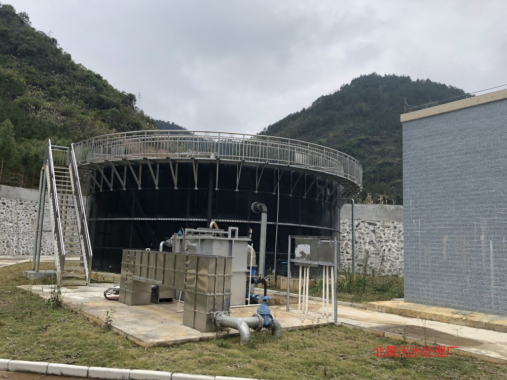 大化县北景镇污水处理厂项目竣工环境保护验收监测报告表-现场勘查
