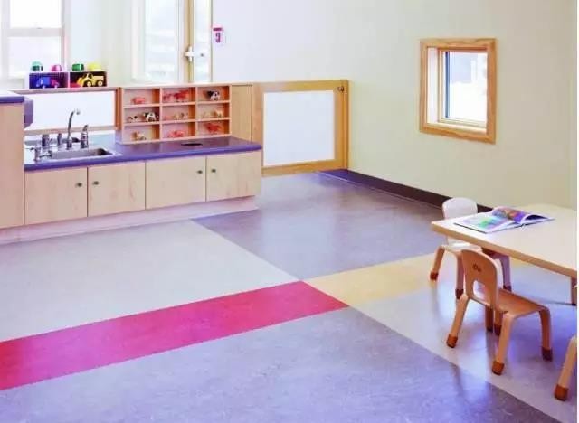 慈溪梧州幼儿园PVC地板