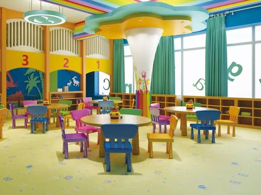 山东金秀幼儿园PVC地板