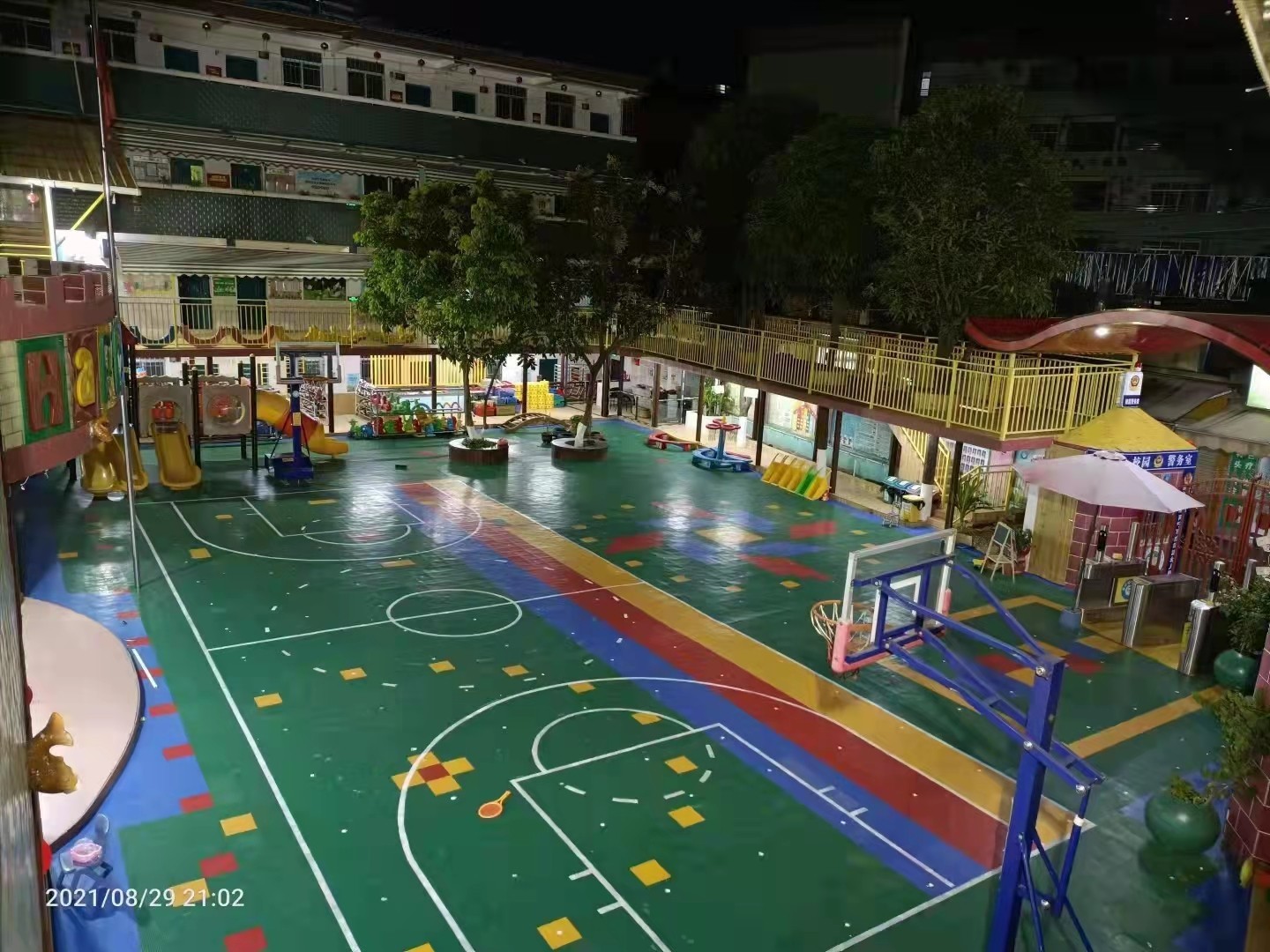 南宁虎丘幼儿园悬浮拼装地板