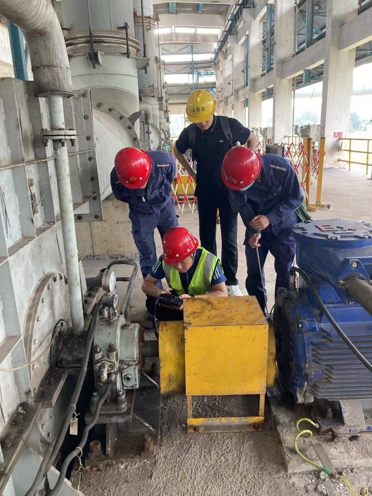 广西钢铁动力厂-焦炉风机轴承震动检测