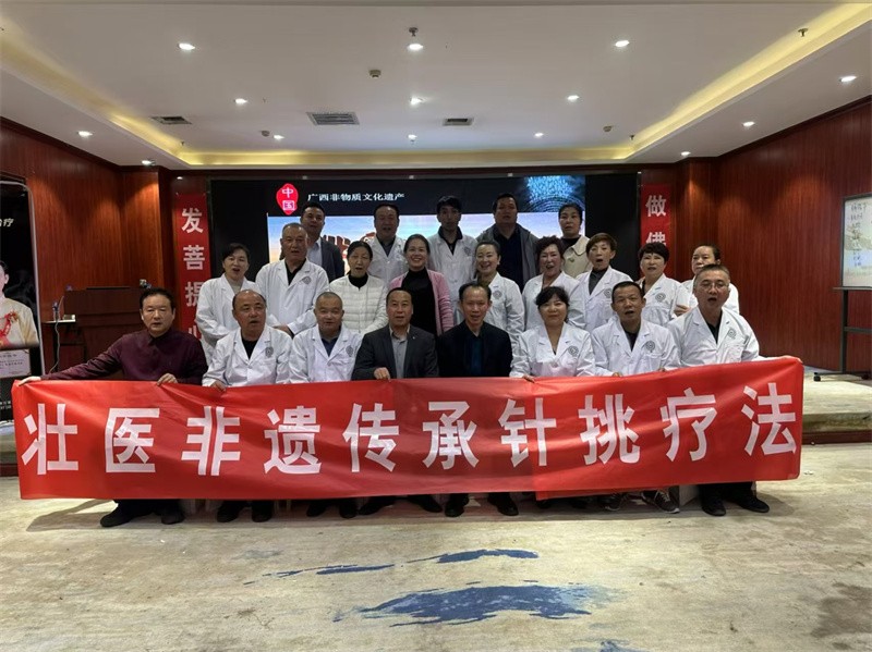 壮医非遗传承针挑疗法