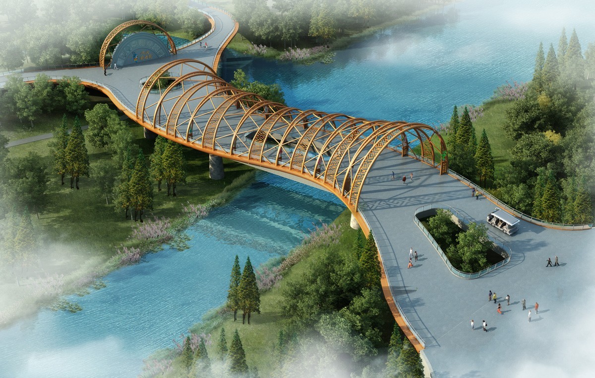广西(河池)园林园艺博览会同心桥项目