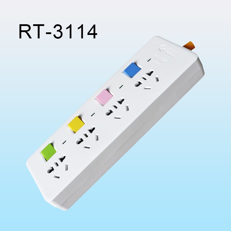 劳特2.5M延长线插座RT-3114