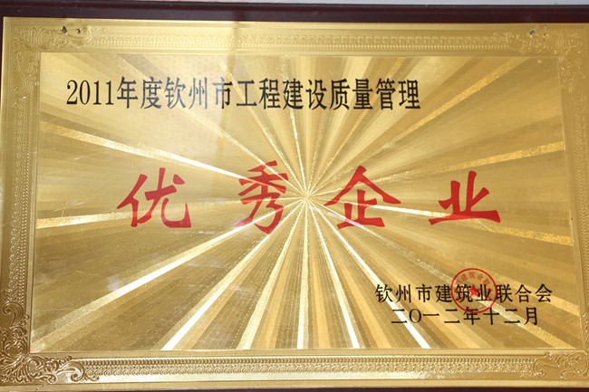 2011年优秀企业