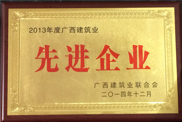 2013年先进企业