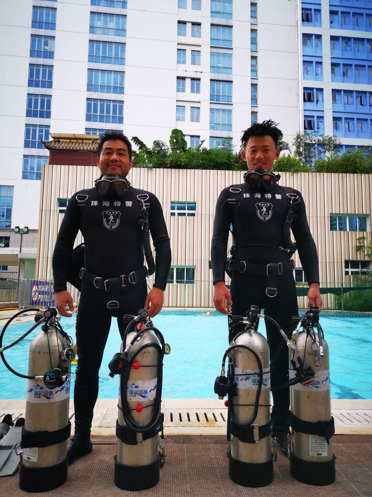 2018年珠海特警水下救援培训