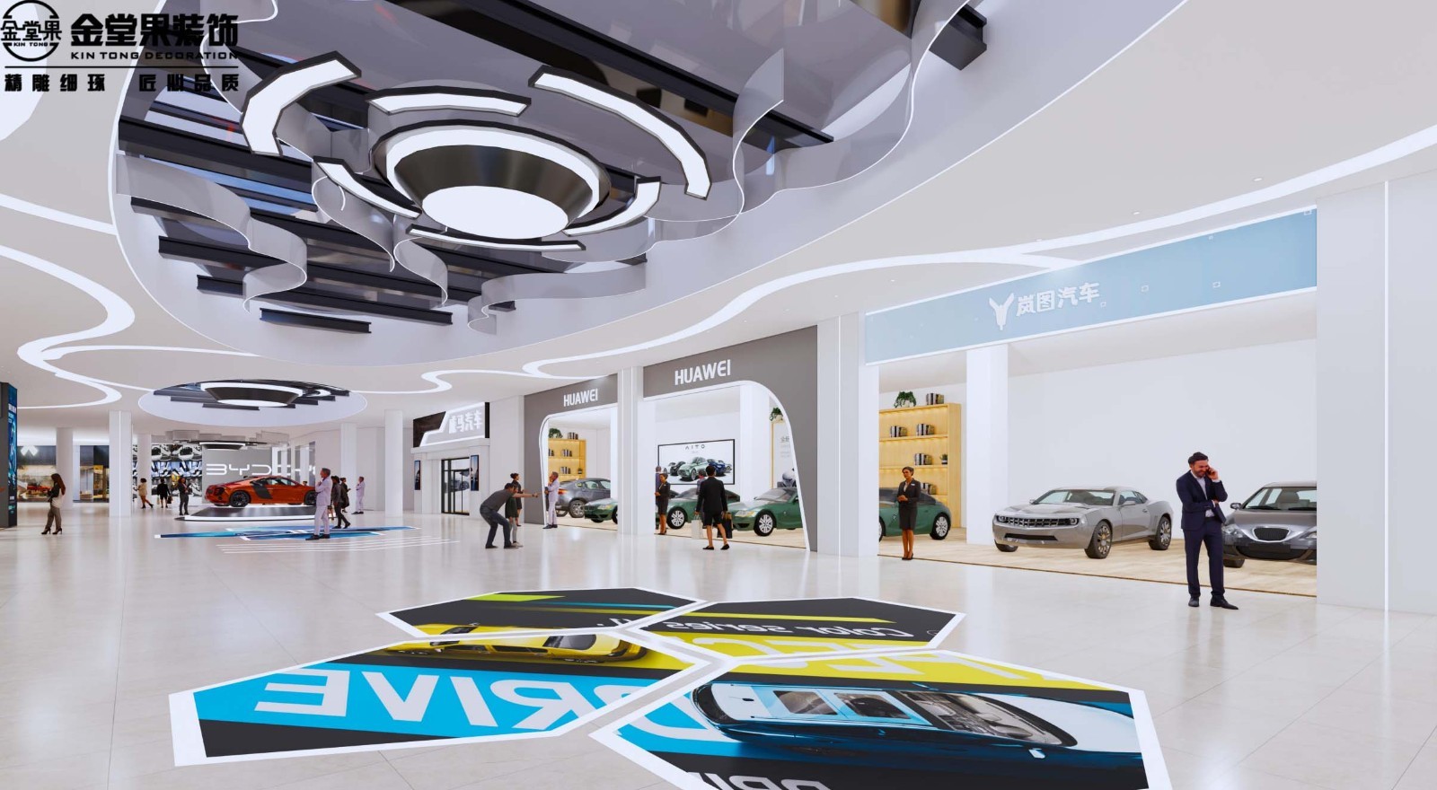 融晟海悅城新能源汽車城市展廳廣場