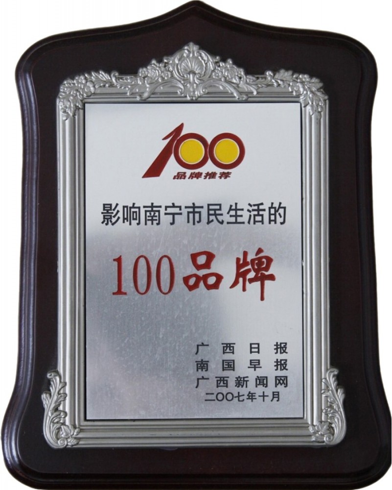 影响南宁市民生活的100品牌