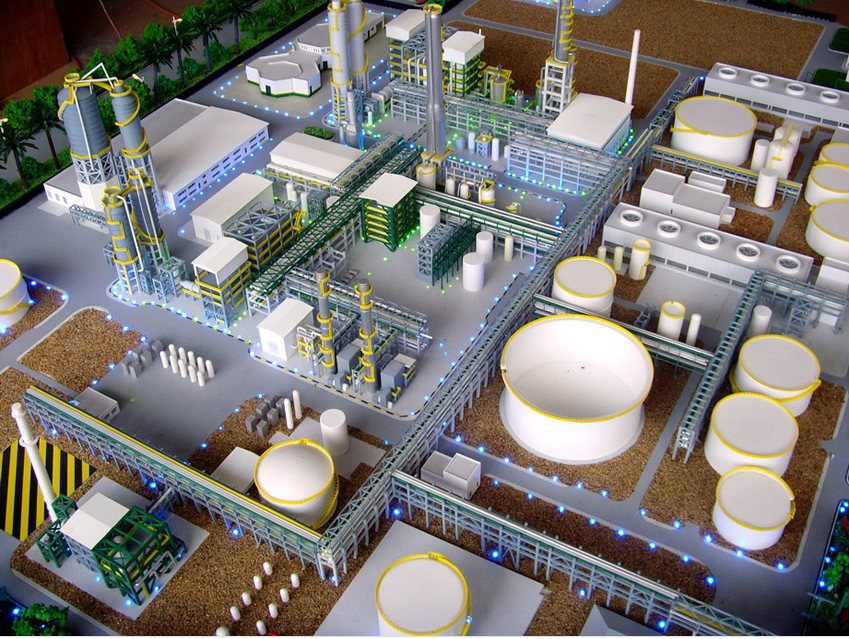 珠海天然气厂区模型