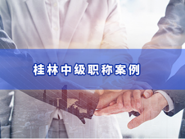 桂林市工程系列中级职称—东创网辅助申报全部通过评审