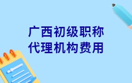 广西初级职称代理机构费用多少,