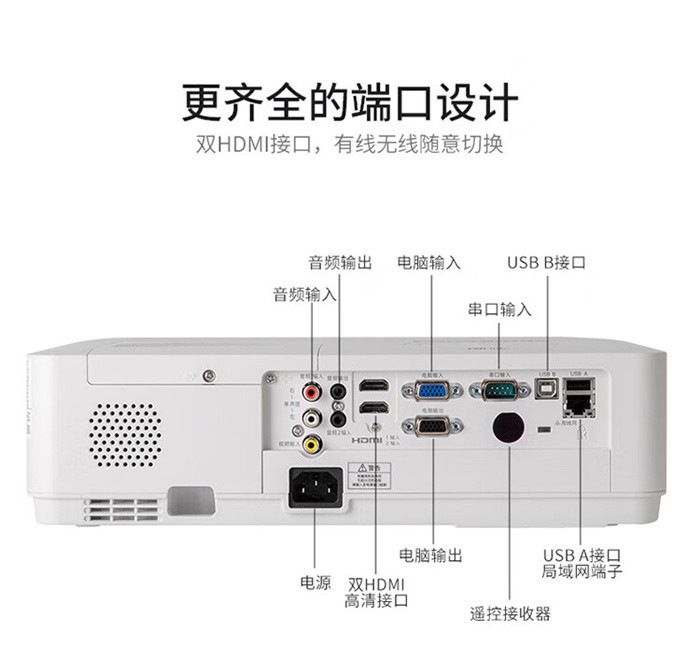 松下（Panasonic） PT-XZ401C 全高清投影儀14