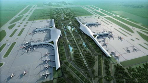 蓬莱南宁机场新航站楼-“双凤归巢”