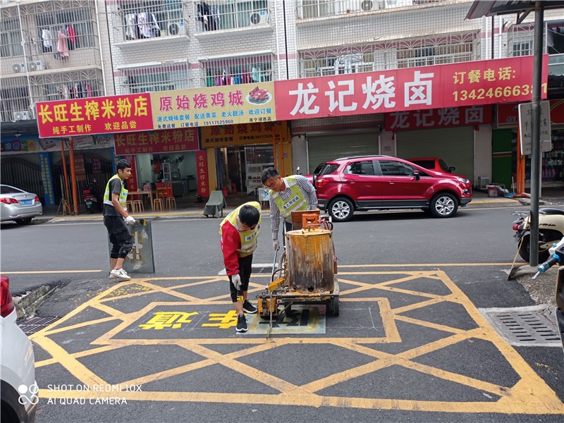 桂林小区消防网格划线-埌西社区