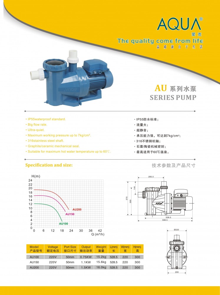 龙海AU系列水泵2