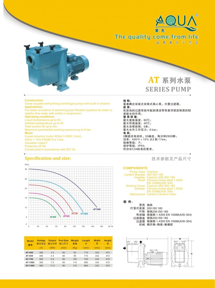汉川AT-2系列水泵