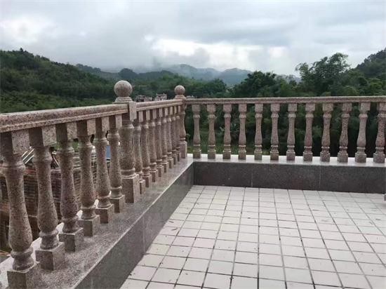 天台花岗岩栏杆施工效果