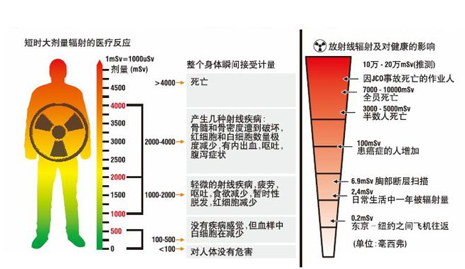 (短时大剂量辐射的医疗反应)