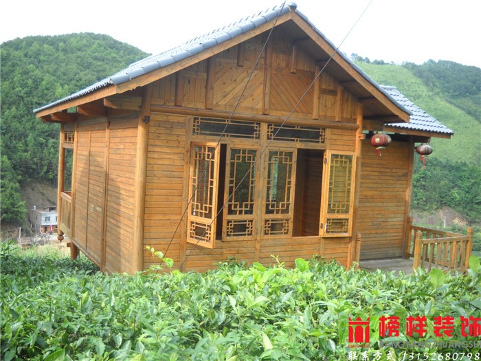 自贡木结构香茗木屋