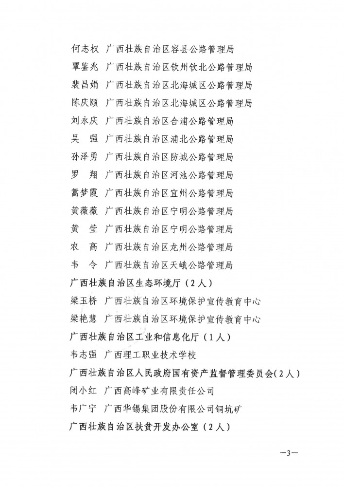 （职工教育系列）桂工信职改〔2020〕5号+关于公布广西职工教育系列2019年度取得中+初级专业技术资格人员名单的通知_页面_3