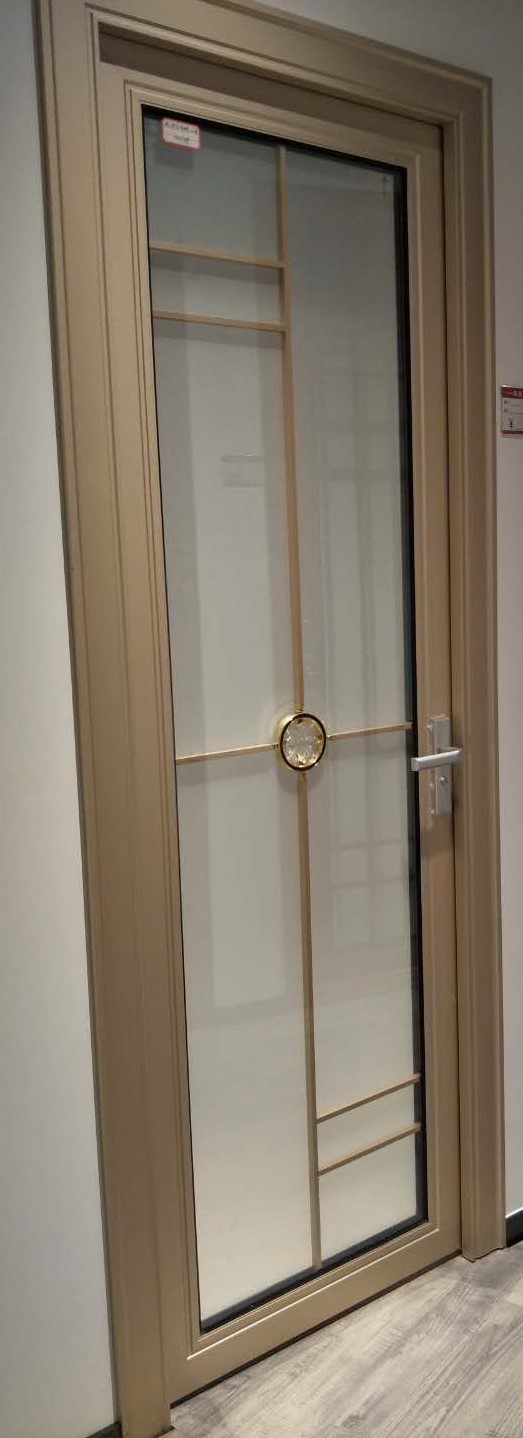 铝合金高档中空玻璃卫生间门